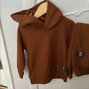 Source Unknown Kids Matching Set in Brown